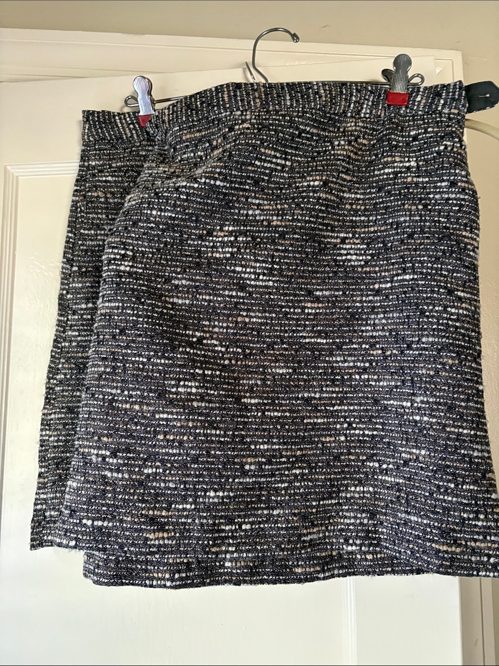 Tommy H Sparkly Tweed Mini-Skirt
